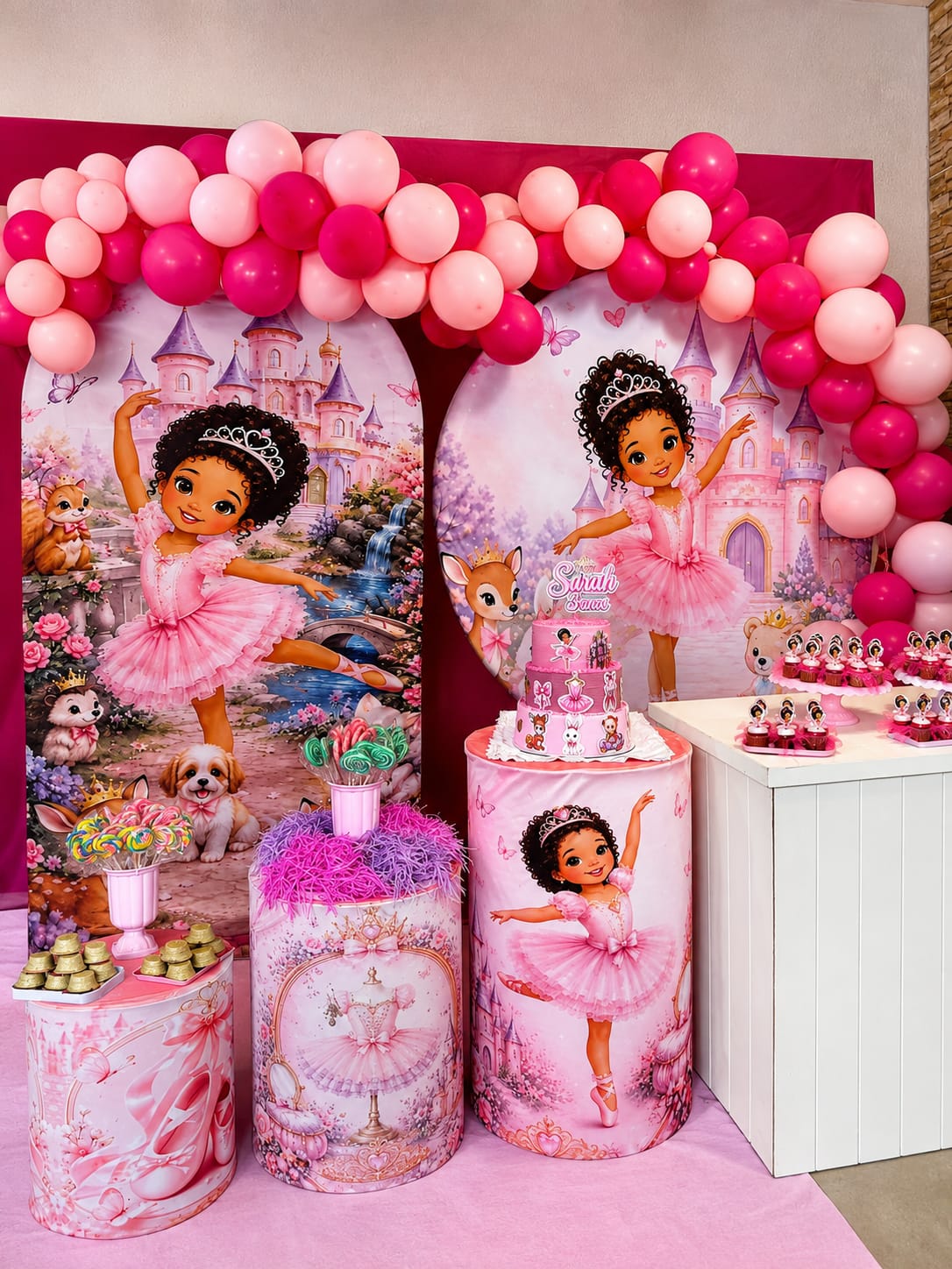 Bolo Decorado Princesa - Izabel Aline Festas