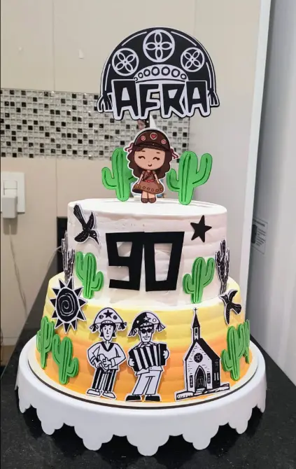 Bolo de andar estilo sertão Gama DF