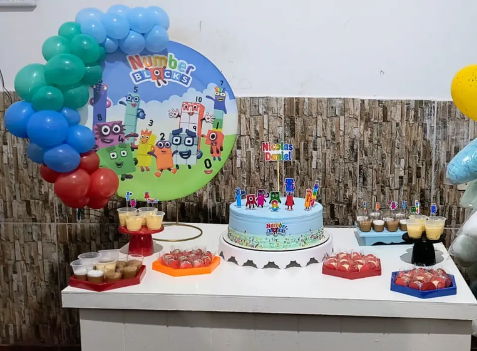 Decoração de Festas na mesa