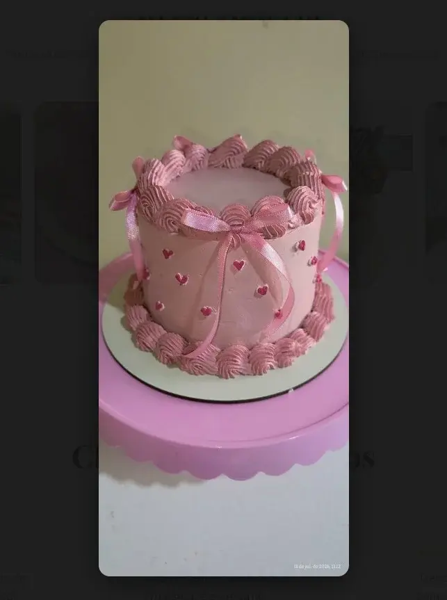 Kit Bento Cake Rosa Gama DF