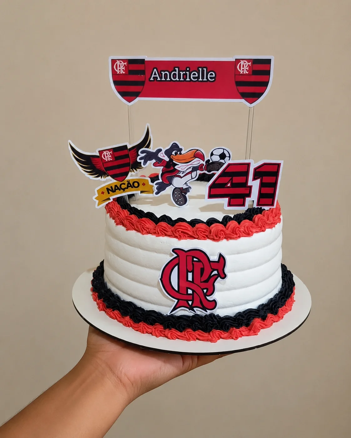 Bolo do Flamengo Gama DF